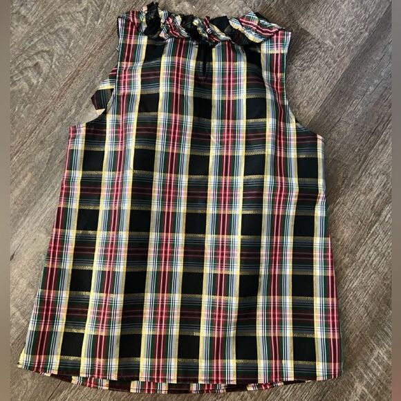 Talbots Sleepless Plaid Top-Size Small Petite - Picture 9 of 9